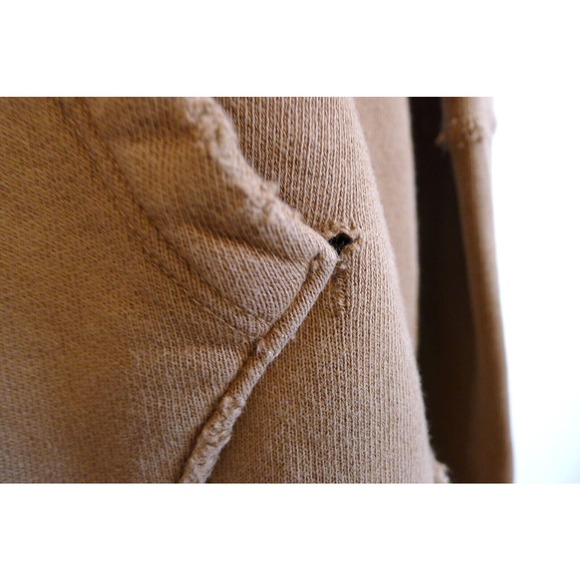 NILI LOTAN Janie Hoodie Sweatshirt Cotton Whiskey Camel Net-A-Porter XS $375 - Picture 4 of 8
